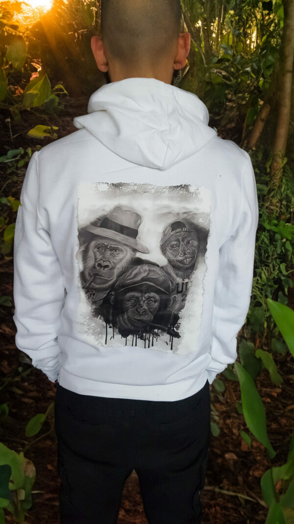 HOODIE BLANC